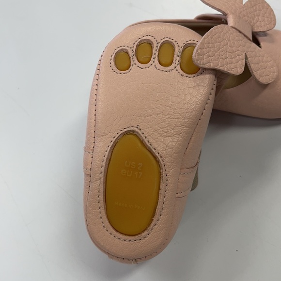 Elephantito Baby Ballerina Pink Butterfly Shoe 2 - Picture 4 of 5